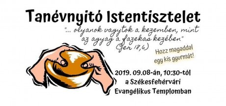 Tanévnyitó istentisztelet lesz vasárnap az evangélikus templomban